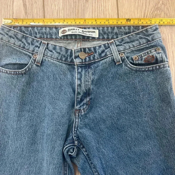 Harley Davidson Jeans Women's Straight Leg Denim Size 4P - Picture 8 of 9